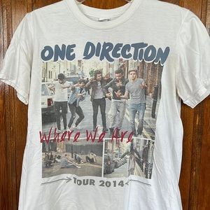 One Direction 2014 tour tshirt